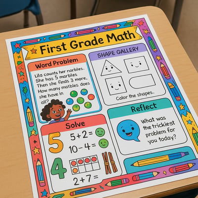How to Create a Second Grade Math Worksheet That Builds Meaning